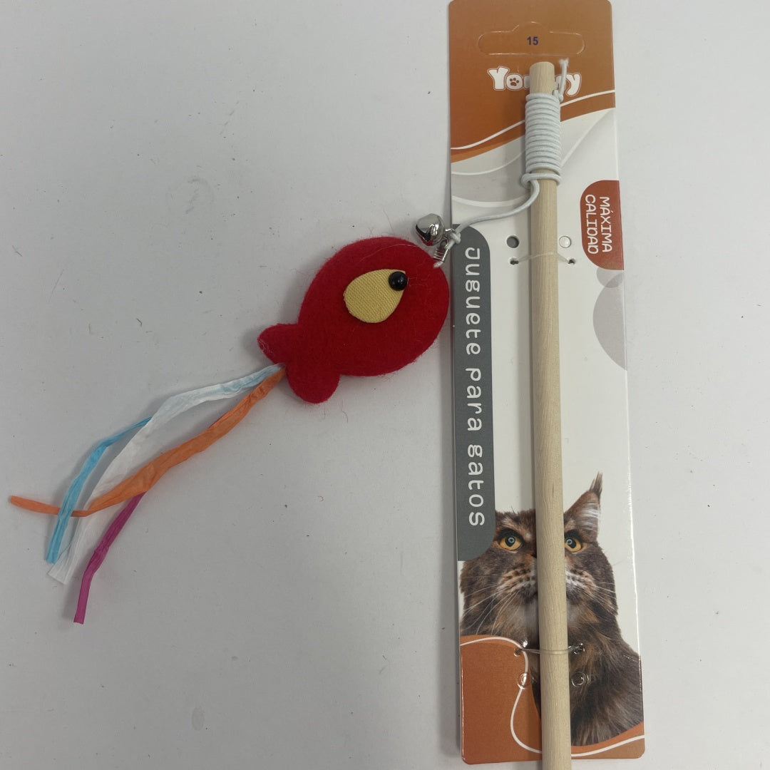 KFX-5740221 Interactive Fish Cat Teaser for Engaging Playtime