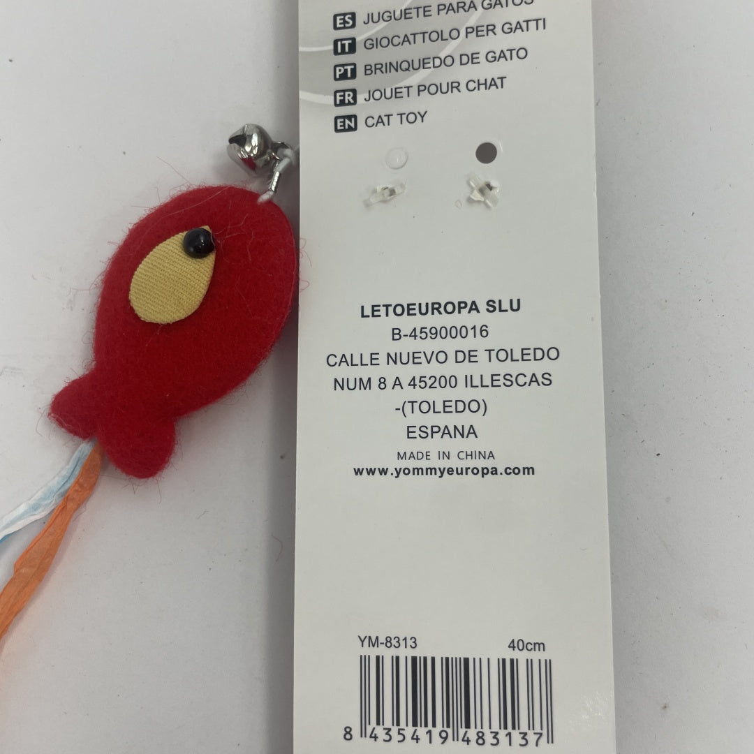 KFX-5740221 Interactive Fish Cat Teaser for Engaging Playtime