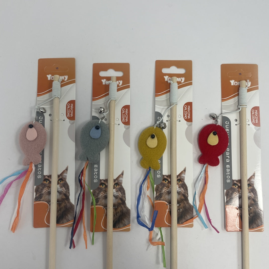 KFX-5740221 Interactive Fish Cat Teaser for Engaging Playtime