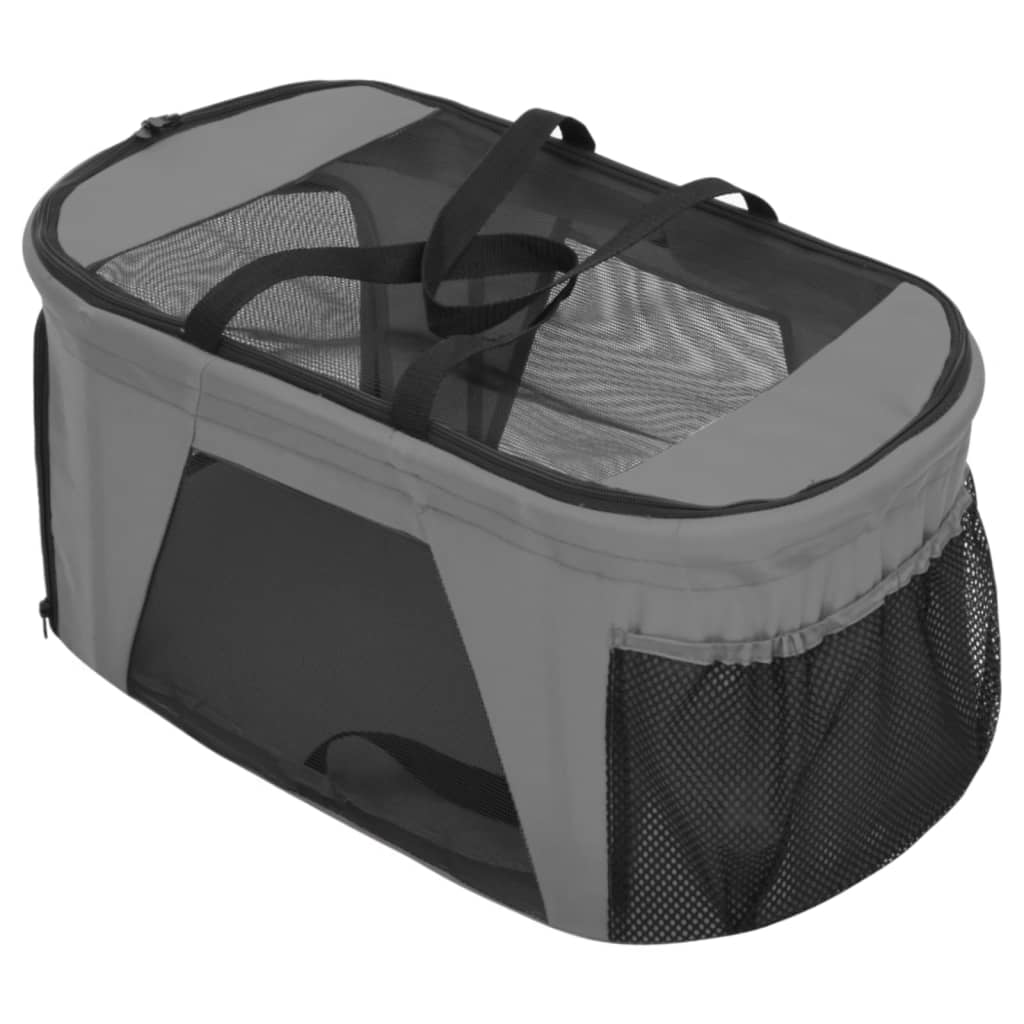 KFX-5740861 Foldable Dog Stroller for Two Pets with Sunshade - Lightweight and Portable Design