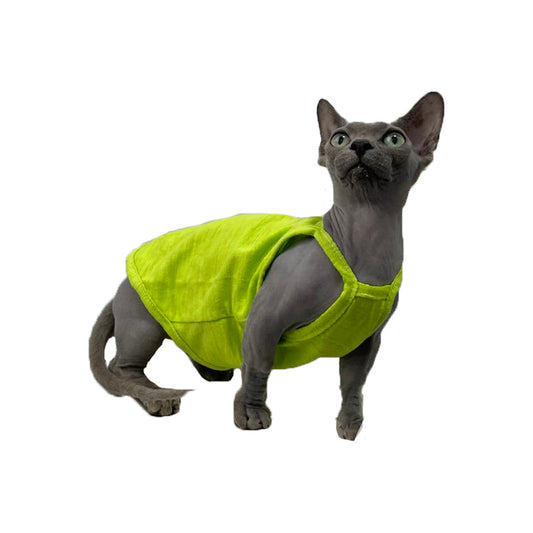 KFX-5741757 Stylish Seven Color Cotton Camisole Vest for Hairless Cats