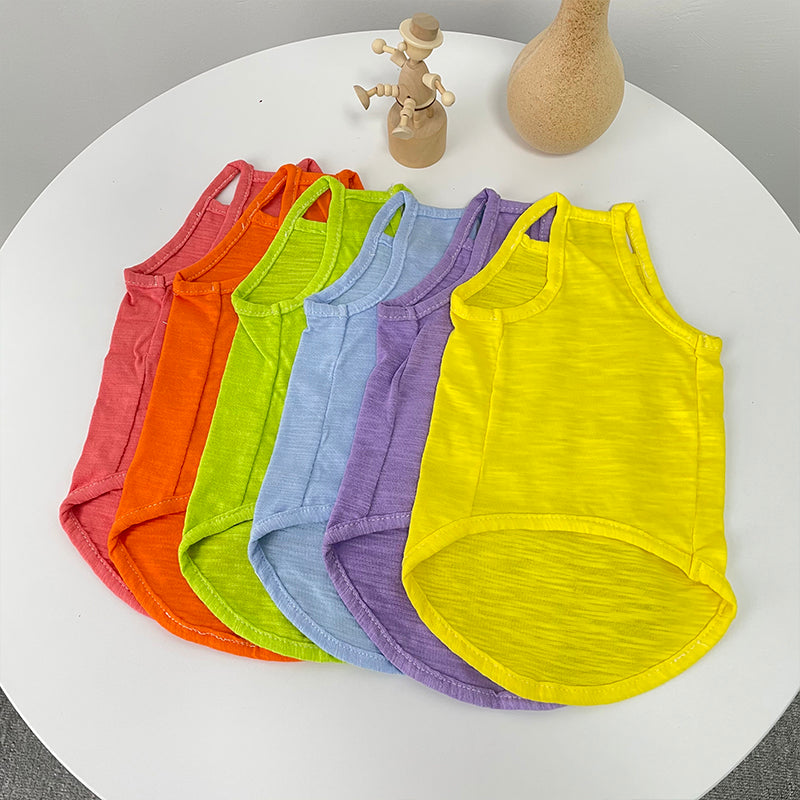 KFX-5741757 Stylish Seven Color Cotton Camisole Vest for Hairless Cats
