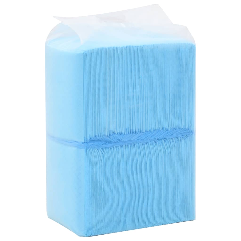 KFX-5745341 Highly Absorbent Puppy Training Pads - 100 pcs, 45x33 cm, Non-Woven Fabric, Blue and White