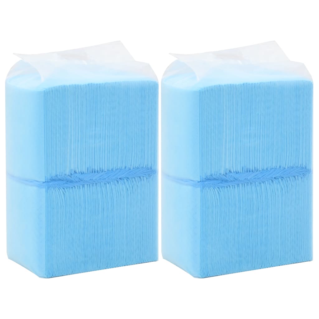 KFX-5745341 Highly Absorbent Puppy Training Pads - 100 pcs, 45x33 cm, Non-Woven Fabric, Blue and White