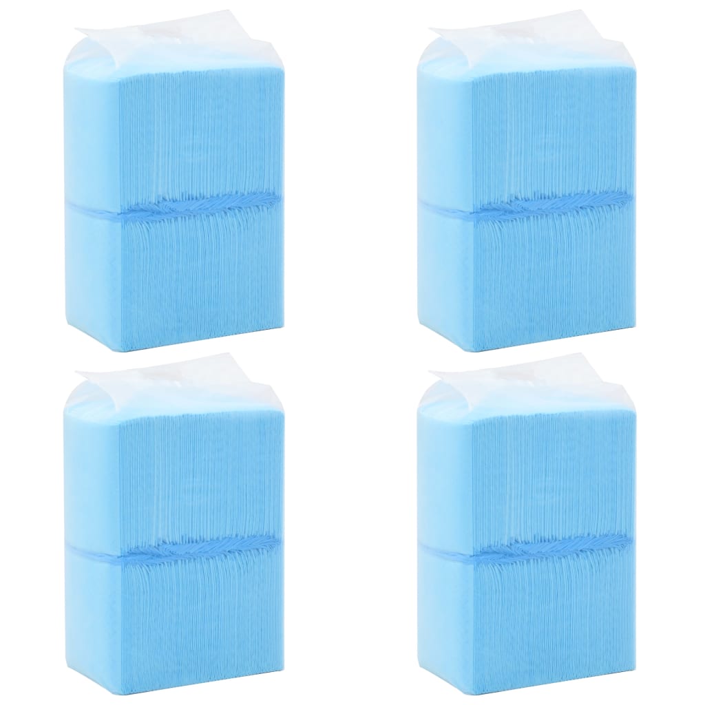 KFX-5745341 Highly Absorbent Puppy Training Pads - 100 pcs, 45x33 cm, Non-Woven Fabric, Blue and White