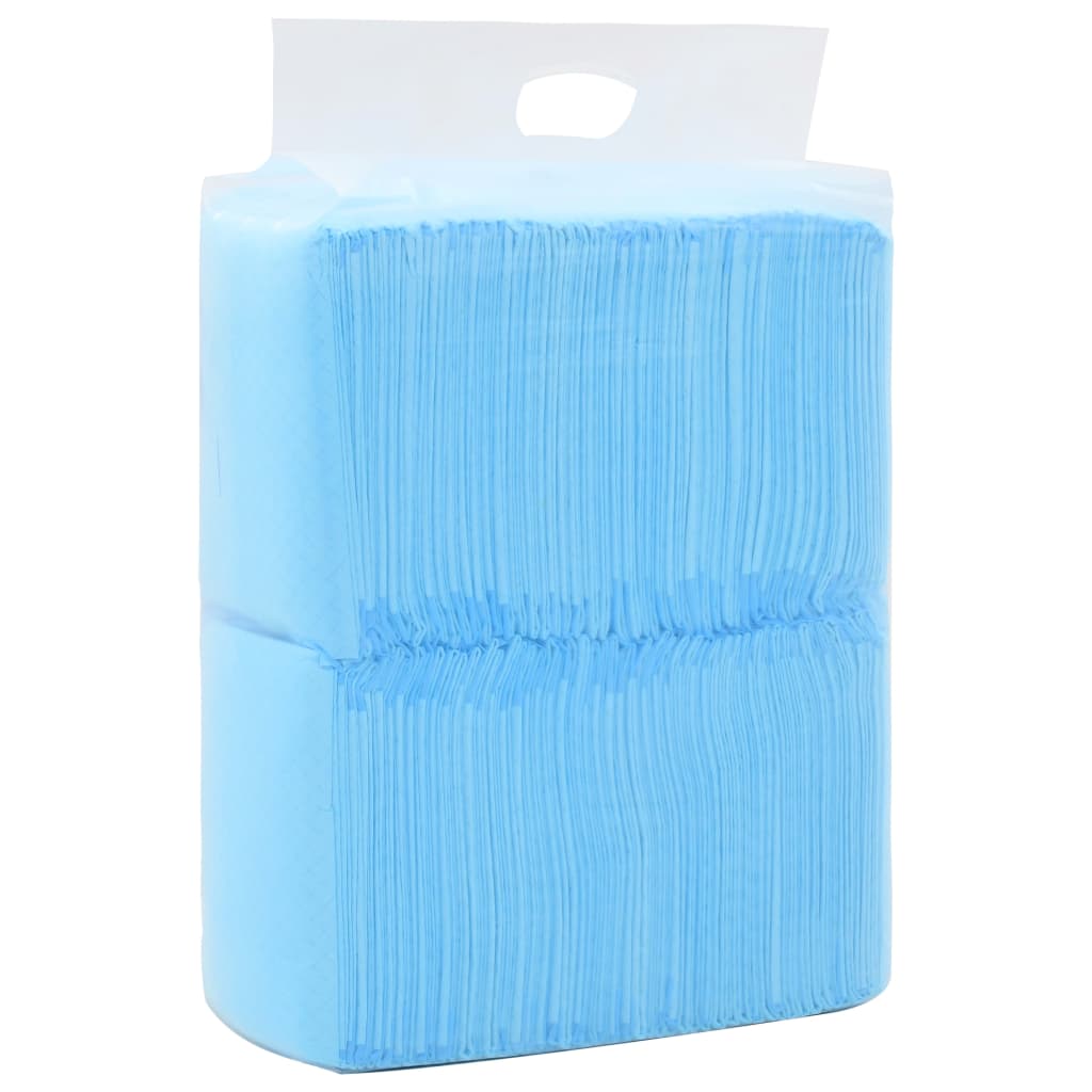 KFX-5745341 Highly Absorbent Puppy Training Pads - 100 pcs, 45x33 cm, Non-Woven Fabric, Blue and White