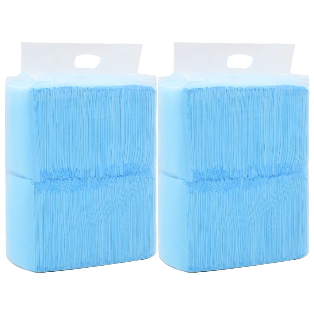 KFX-5745341 Highly Absorbent Puppy Training Pads - 100 pcs, 45x33 cm, Non-Woven Fabric, Blue and White