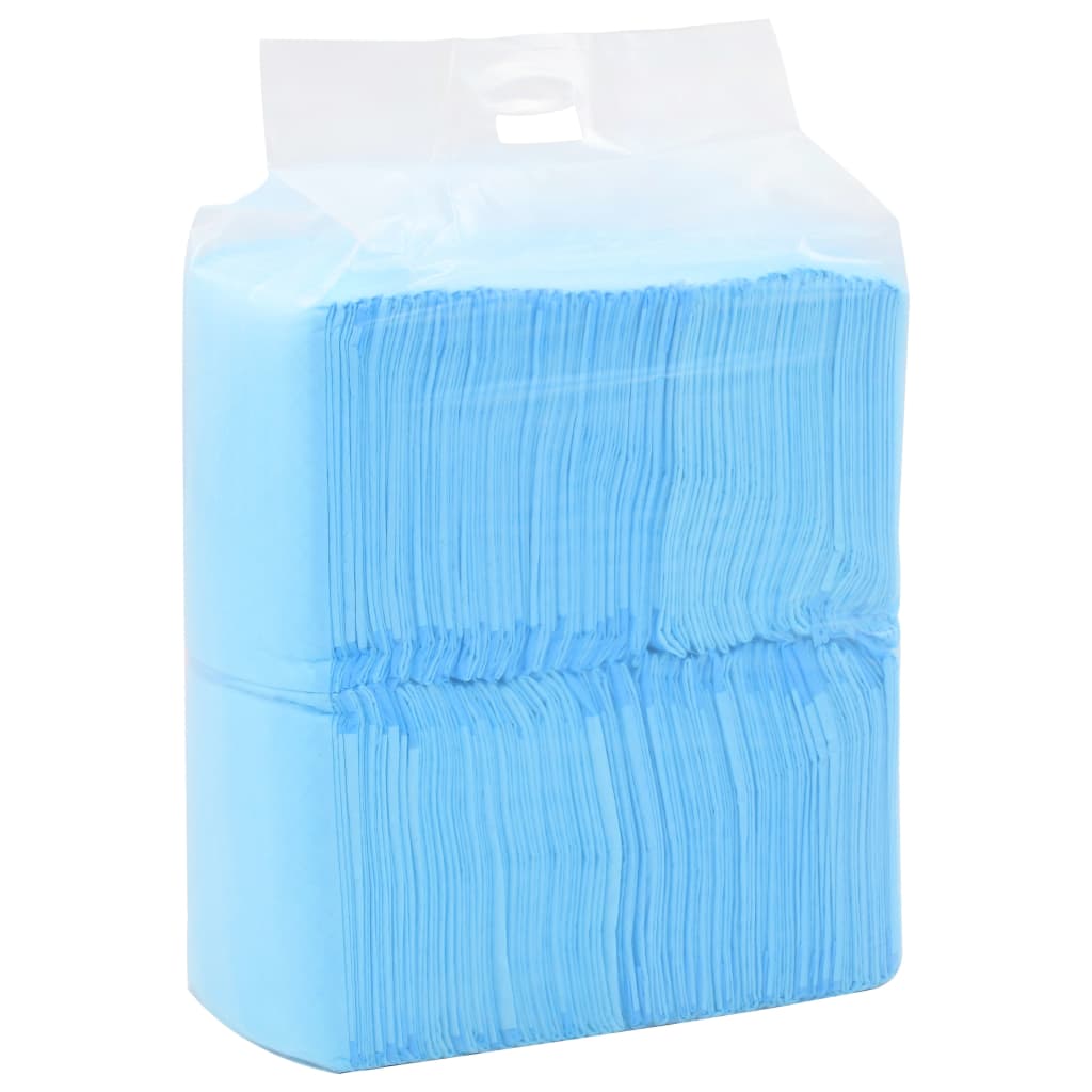KFX-5745341 Highly Absorbent Puppy Training Pads - 100 pcs, 45x33 cm, Non-Woven Fabric, Blue and White