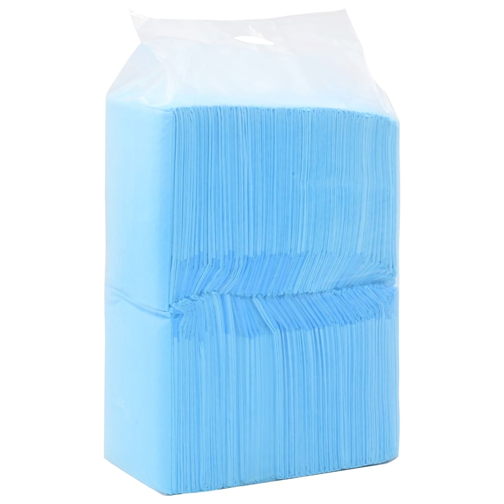 KFX-5745341 Highly Absorbent Puppy Training Pads - 100 pcs, 45x33 cm, Non-Woven Fabric, Blue and White