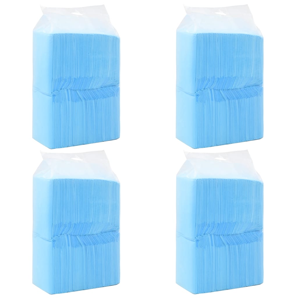 KFX-5745341 Highly Absorbent Puppy Training Pads - 100 pcs, 45x33 cm, Non-Woven Fabric, Blue and White