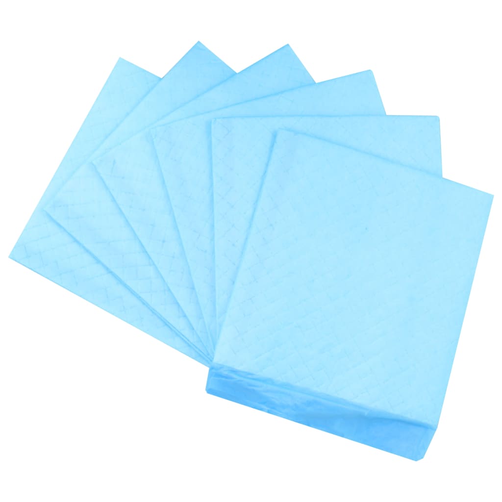 KFX-5745341 Highly Absorbent Puppy Training Pads - 100 pcs, 45x33 cm, Non-Woven Fabric, Blue and White