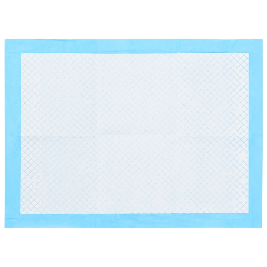 KFX-5745341 Highly Absorbent Puppy Training Pads - 100 pcs, 45x33 cm, Non-Woven Fabric, Blue and White