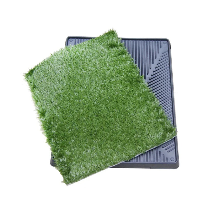 KFX-5746621 Eco-Friendly Lawn Toilet for Pets - Non-Foldable Design, 64x51x6.4cm