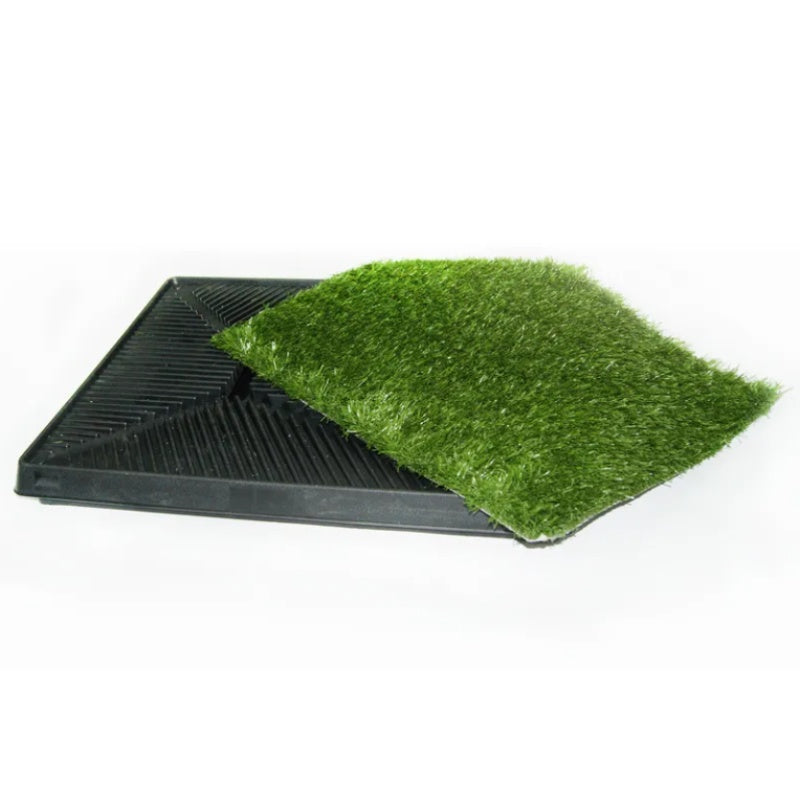 KFX-5746621 Eco-Friendly Lawn Toilet for Pets - Non-Foldable Design, 64x51x6.4cm
