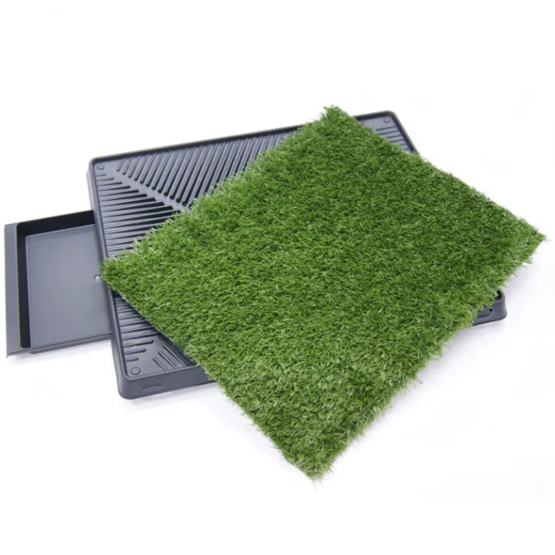 KFX-5746621 Eco-Friendly Lawn Toilet for Pets - Non-Foldable Design, 64x51x6.4cm