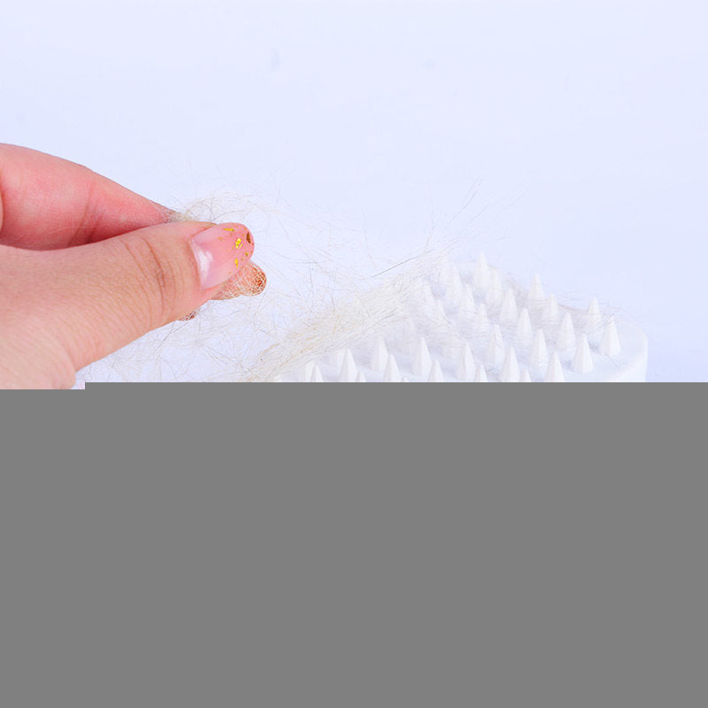 KFX-5746749 Silicone Cat and Dog Hair Removal Comb with Sponge for Effective Grooming