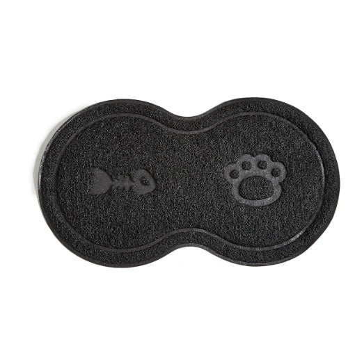 KFX-5752765 PVC Cat Litter Mat in Grey - Anti-Skid, Easy to Clean, Compact Design