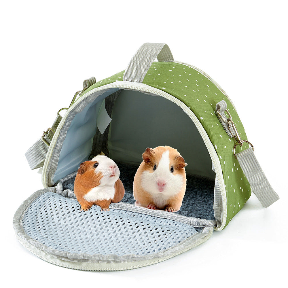 KFX-5753149 Portable Diaper Bag for Small Pets - Gray, Green, Orange Polyester, Four Seasons Use