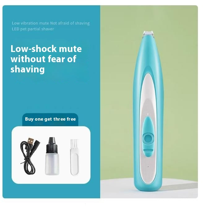 KFX-5754685 Electric Pet Nail Grinder for Gentle Foot Care - Mute, Rechargeable, Compact Design