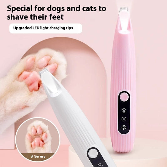 KFX-5754685 Electric Pet Nail Grinder for Gentle Foot Care - Mute, Rechargeable, Compact Design
