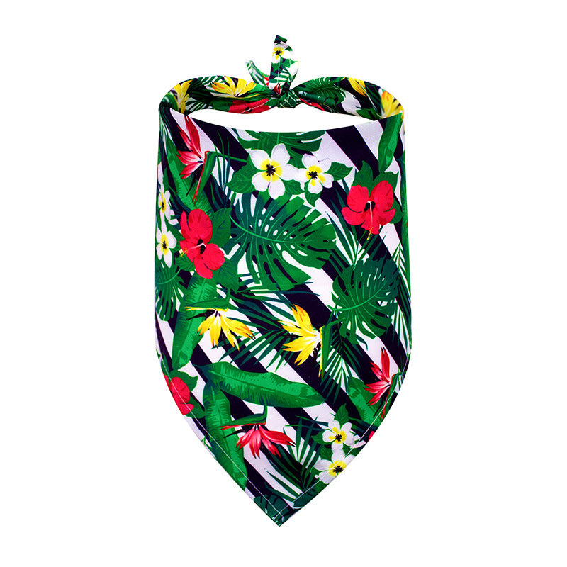 KFX-5757245 Summer Fruit Triangle Drool Towel for Dogs in Various Colors