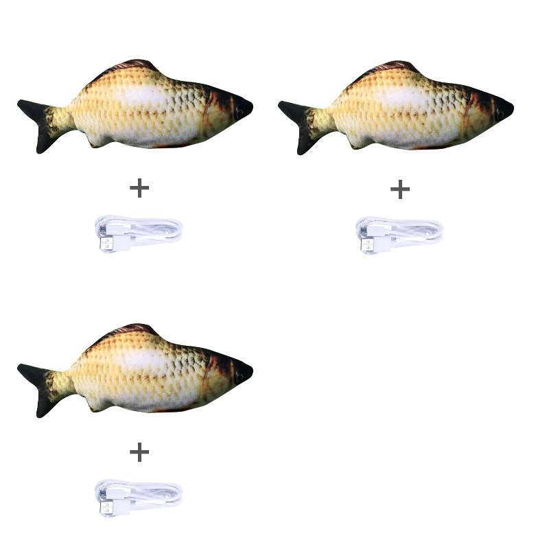 KFX-5757501 Electric Jumping Fish Toy for Cats – Safe, Durable, and Engaging Interactive Pet Plaything