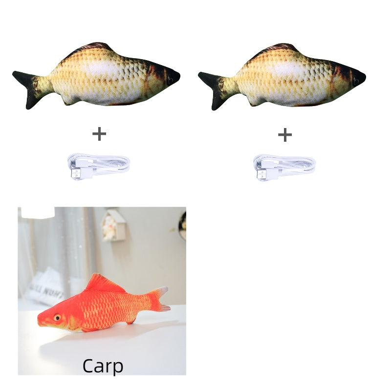 KFX-5757501 Electric Jumping Fish Toy for Cats – Safe, Durable, and Engaging Interactive Pet Plaything