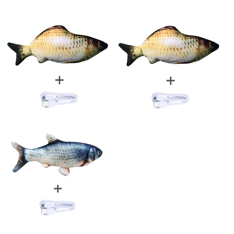 KFX-5757501 Electric Jumping Fish Toy for Cats – Safe, Durable, and Engaging Interactive Pet Plaything