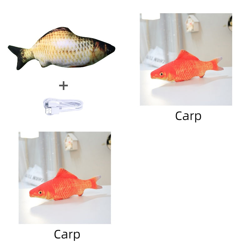 KFX-5757501 Electric Jumping Fish Toy for Cats – Safe, Durable, and Engaging Interactive Pet Plaything