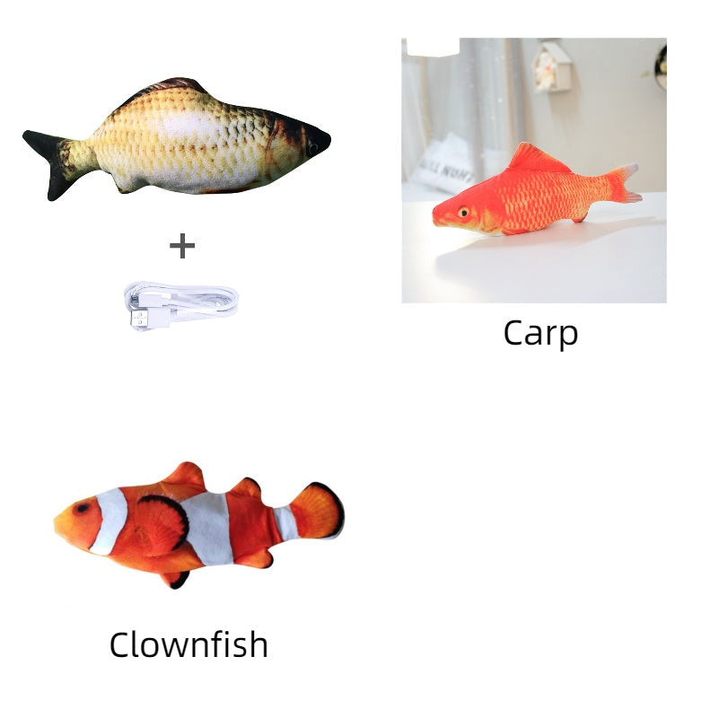 KFX-5757501 Electric Jumping Fish Toy for Cats – Safe, Durable, and Engaging Interactive Pet Plaything