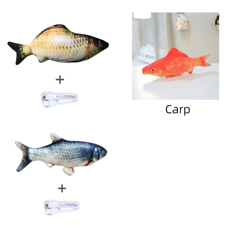KFX-5757501 Electric Jumping Fish Toy for Cats – Safe, Durable, and Engaging Interactive Pet Plaything