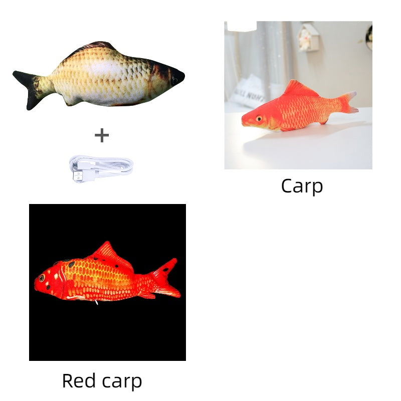 KFX-5757501 Electric Jumping Fish Toy for Cats – Safe, Durable, and Engaging Interactive Pet Plaything
