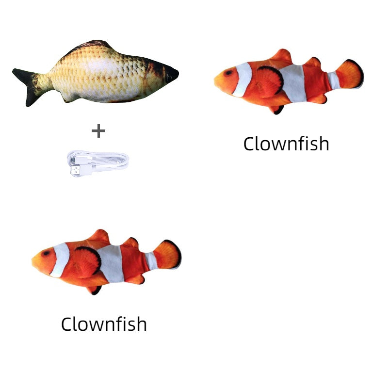 KFX-5757501 Electric Jumping Fish Toy for Cats – Safe, Durable, and Engaging Interactive Pet Plaything