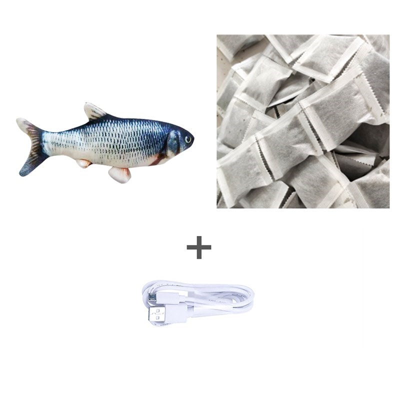 KFX-5757501 Electric Jumping Fish Toy for Cats – Safe, Durable, and Engaging Interactive Pet Plaything