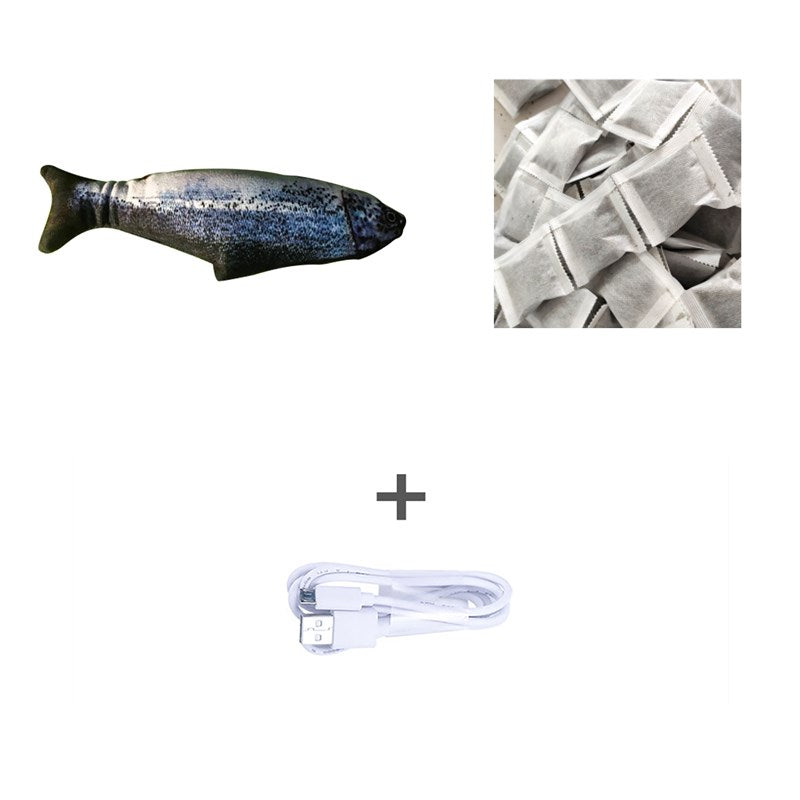 KFX-5757501 Electric Jumping Fish Toy for Cats – Safe, Durable, and Engaging Interactive Pet Plaything