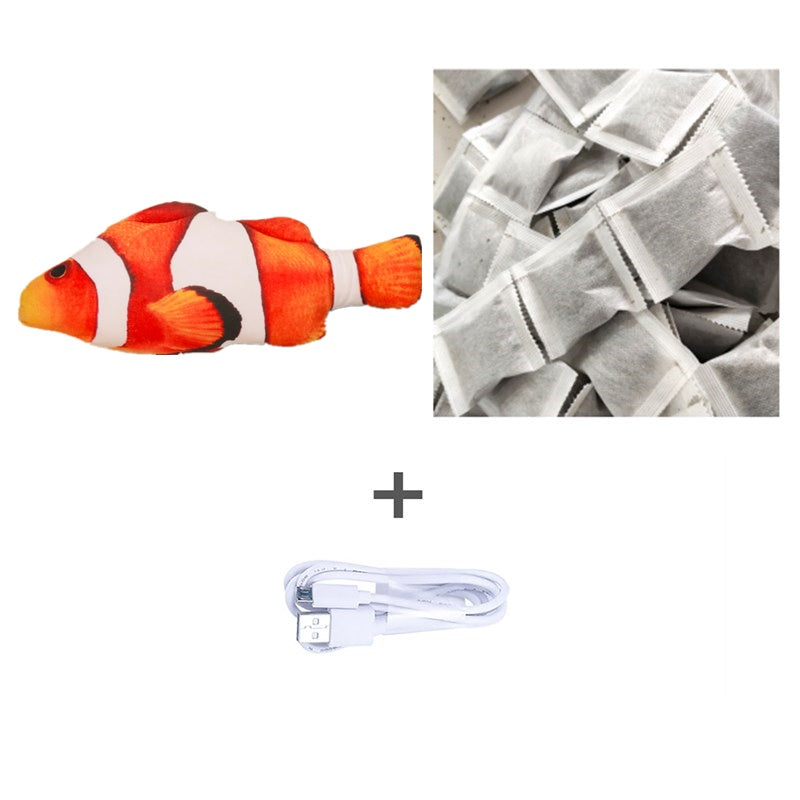 KFX-5757501 Electric Jumping Fish Toy for Cats – Safe, Durable, and Engaging Interactive Pet Plaything