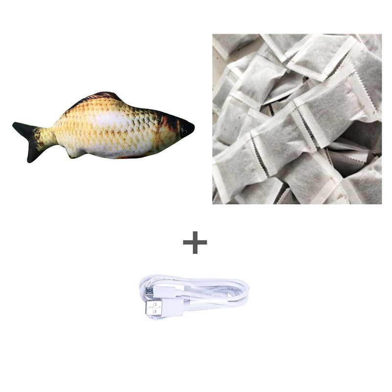 KFX-5757501 Electric Jumping Fish Toy for Cats – Safe, Durable, and Engaging Interactive Pet Plaything