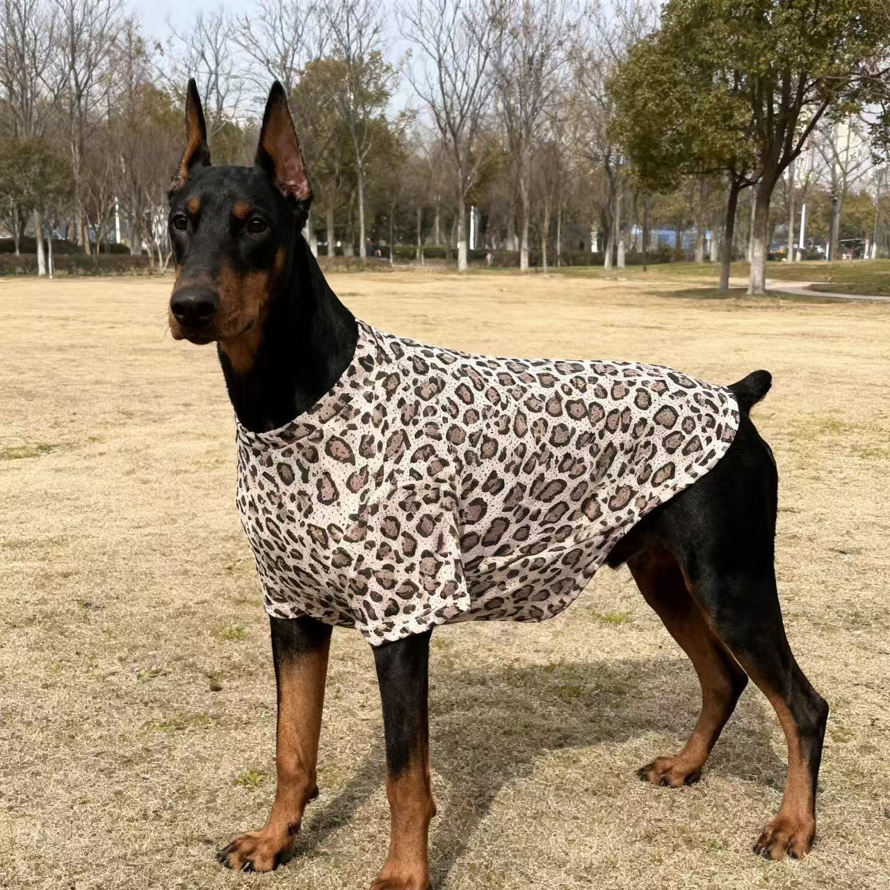 KFX-5761213 Spring Summer Cartoon Pet Clothing for Big Dogs - Available in Multiple Sizes
