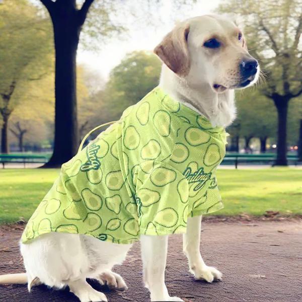 KFX-5761213 Spring Summer Cartoon Pet Clothing for Big Dogs - Available in Multiple Sizes