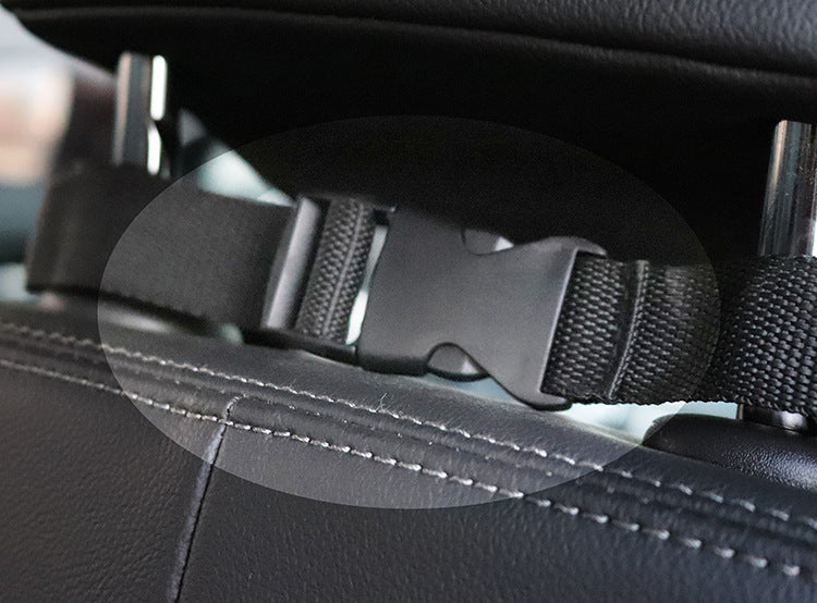 KFX-5764285 Durable Waterproof Dog Car Seat Cover with Mesh Windows and Safety Buckle for Travel