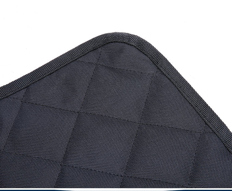 KFX-5764285 Durable Waterproof Dog Car Seat Cover with Mesh Windows and Safety Buckle for Travel