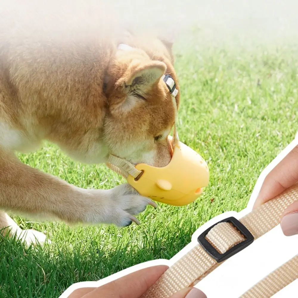 KFX-5765693 Adjustable Breathable Dog Muzzle for Small and Medium Pets - Anti-Biting Basket Design