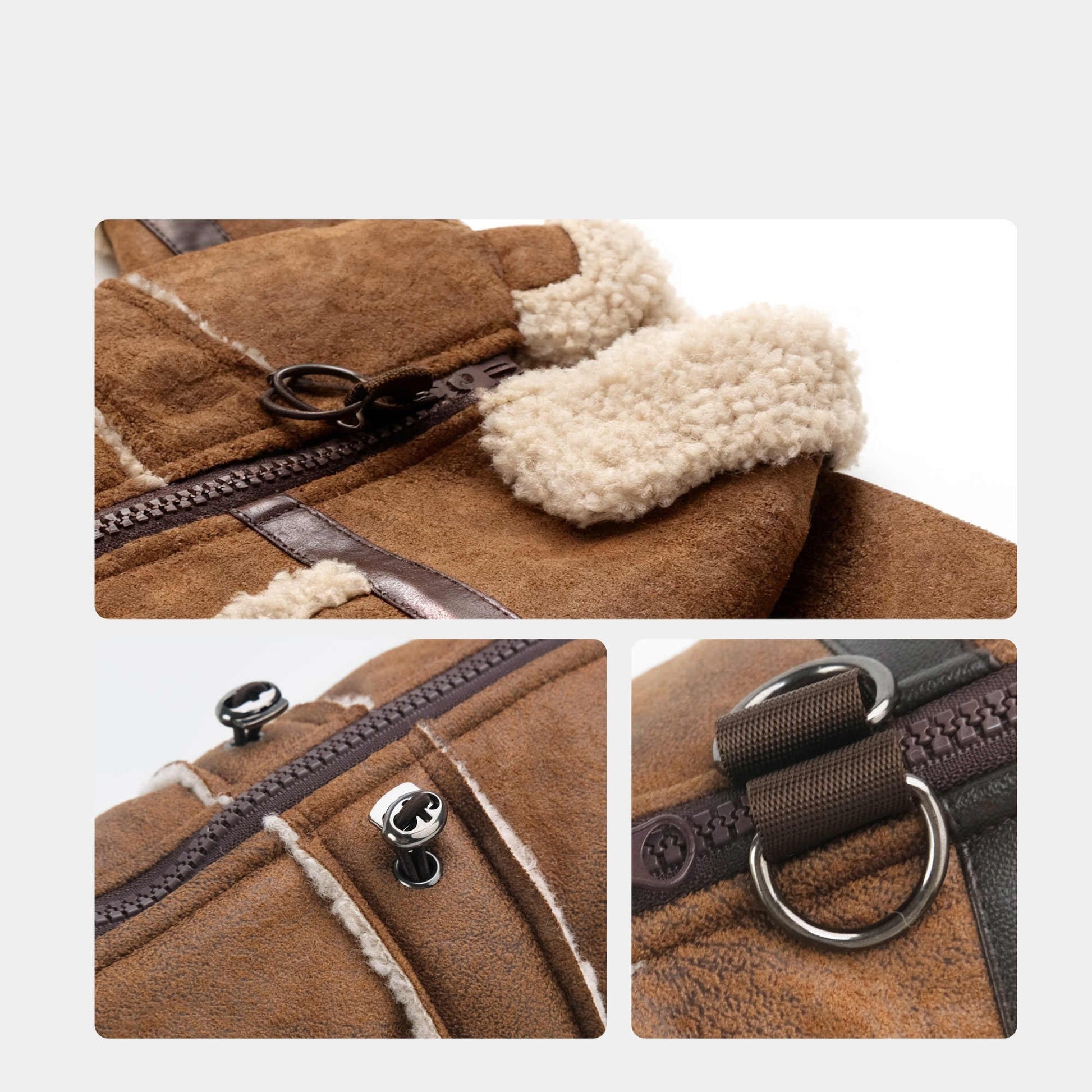 KFX-5767997 Shiba Inu Cotton-Padded Winter Jacket for Dogs - Four-Legged Suede Design