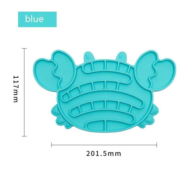 KFX-5768381 Anti-Choke Silicone Slow Feeding Pet Food Plate - Multiple Colors Available