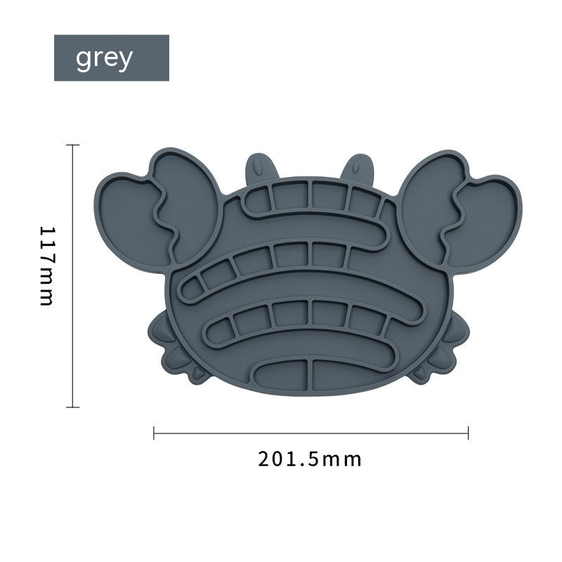 KFX-5768381 Anti-Choke Silicone Slow Feeding Pet Food Plate - Multiple Colors Available