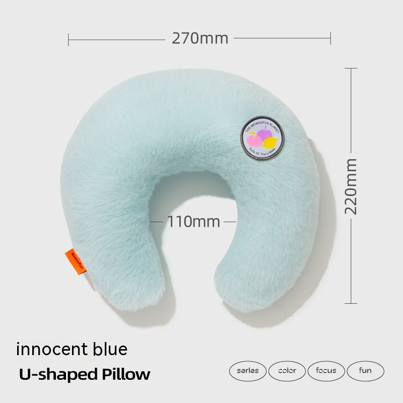 KFX-5769021 Cat U-shaped Memory Foam Pillow in Multiple Colors