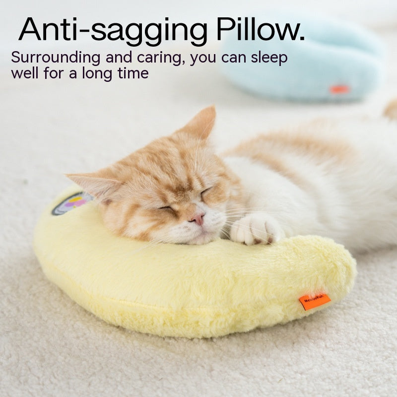 KFX-5769021 Cat U-shaped Memory Foam Pillow in Multiple Colors
