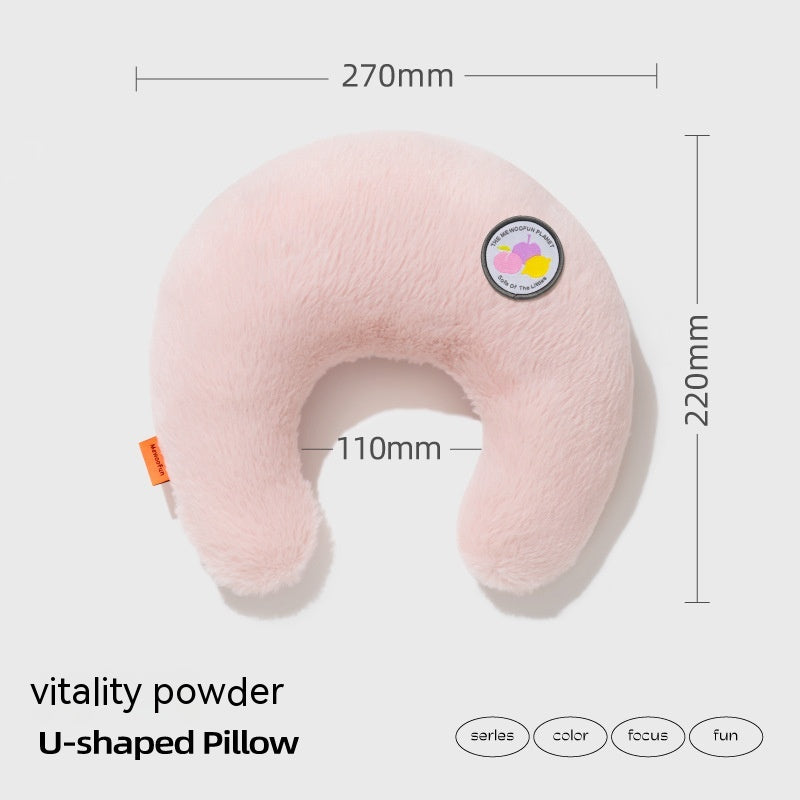 KFX-5769021 Cat U-shaped Memory Foam Pillow in Multiple Colors