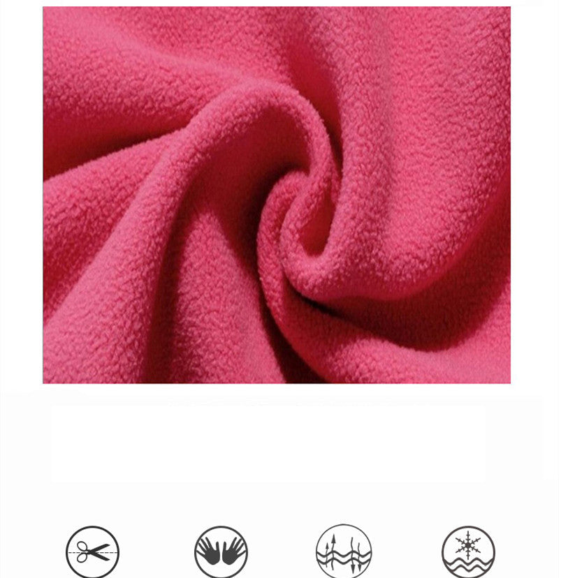 KFX-5770557 Cozy Thick Polar Fleece Pet Sweater with Zipper Stand Collar in Multiple Colors