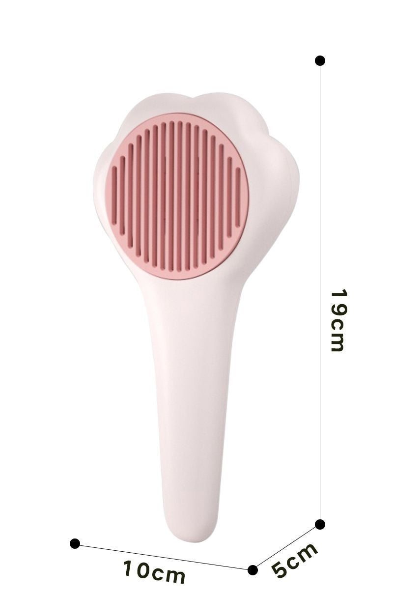 KFX-5773757 Cat Paw Comb for Effective Pet Massage and One-Click Hair Removal